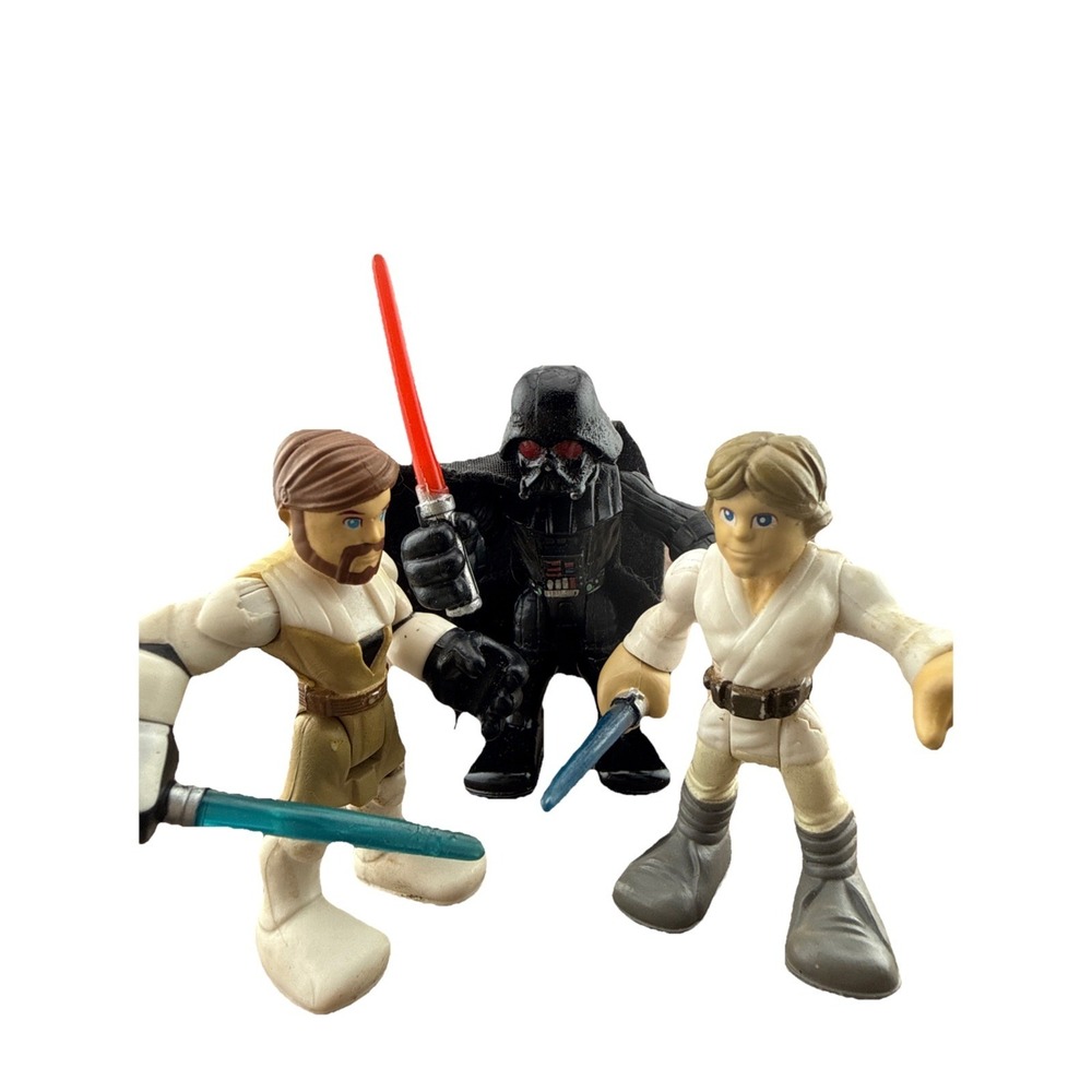 Imaginext Playskool Hasbro Mini Figures 2011 Star Wars Galactic Heroes Lot of 3